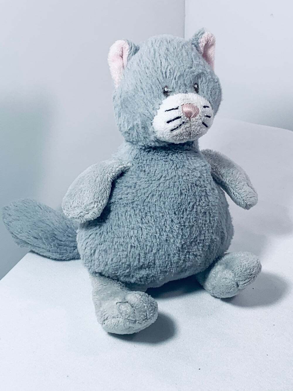 Baby GANZ Grey Kitty plush